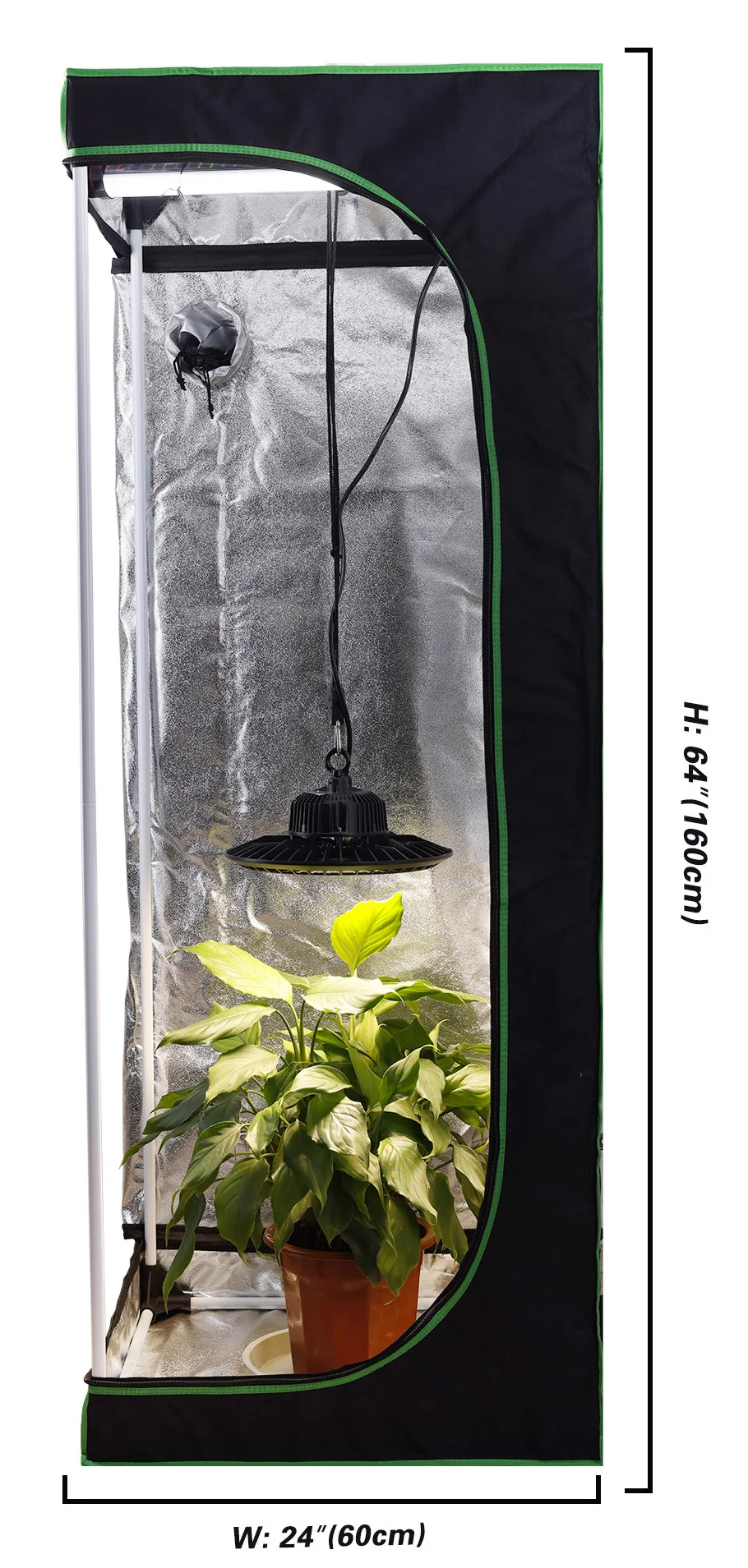 2022 Hot Sale Grow Plant Greenhouse Tent 120 *120* 200 Cm Functional Mylar Grow Box