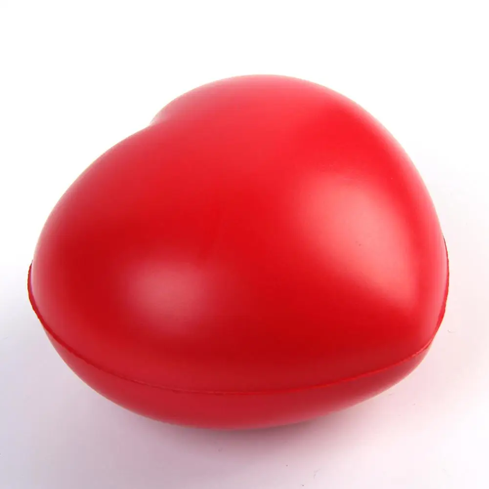 Wholesale Custom Logo Printed Bulk Mini Red Heart Shaped Stress Balls