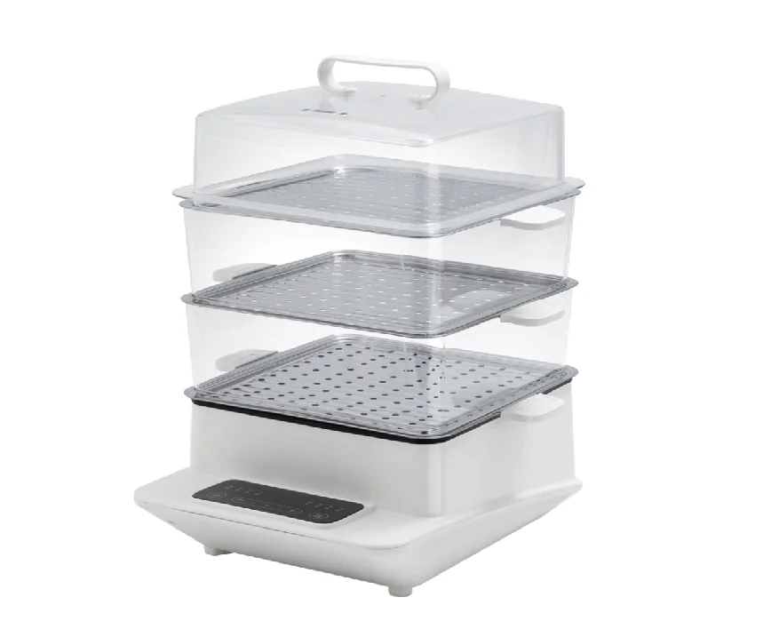 Hot Selling Cheap Electric Steamer Machine Steamer Machine Stainless Steel Three Layers 24L Steamer Cooker