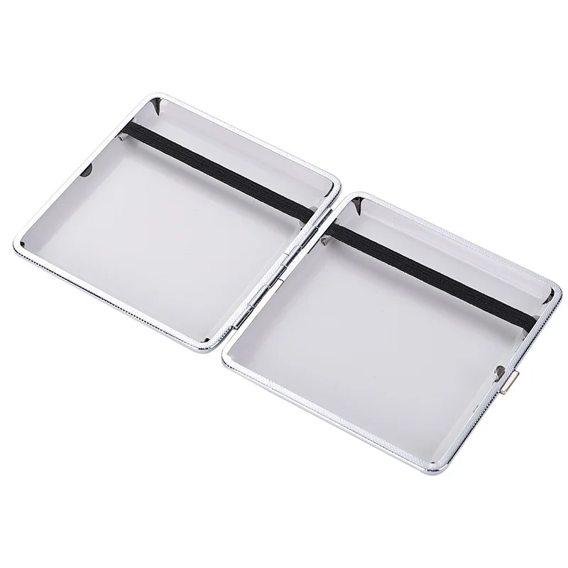 Original factory 20pcs capacity portable ultra-thin black leather cigarette case personality lengthened cigarette case