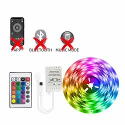 2022 Multi Colored Garden IP65 5050 RGB USB 12 Volts Tuya Flexible Waterproof 5m Bedroom TV 44key Smart Wifi LED Light Strip
