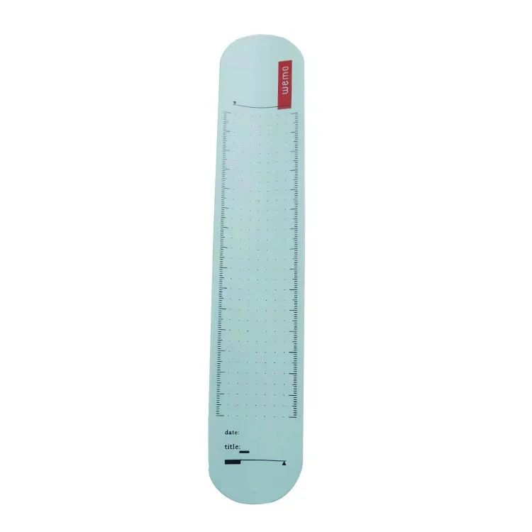 Stationery School Supplies Writable Ruler Silicone Slap Bracelet