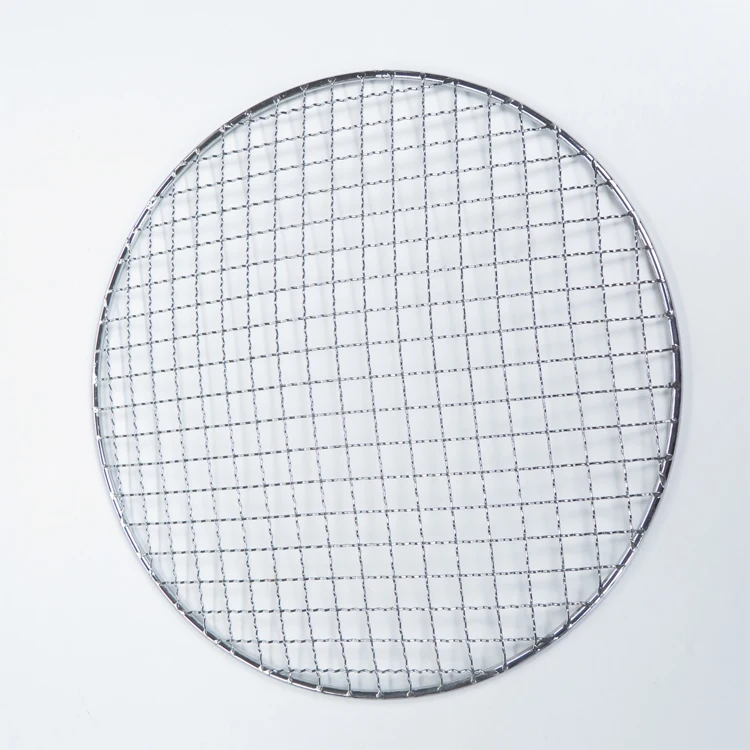 Multi-purpose Stainless Steel Barbecue Round BBQ Gill Net/ Mesh/ Rack/ Grate/ Steam Mesh