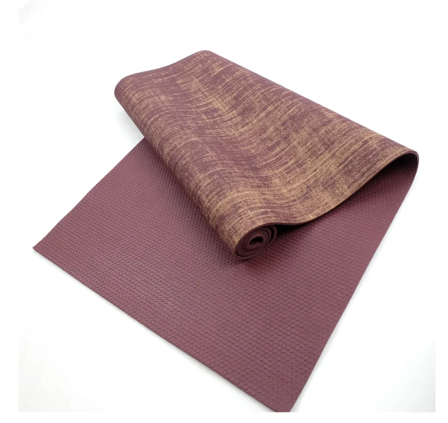 Environmental protection non-slip fitness light weight PVC fitness eco yoga mat