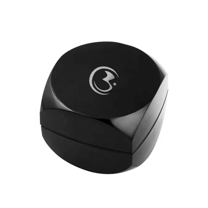 5ml 10ml 15ml 30ml 50ml Black Square Acrylic Cosmetic Cream Jar