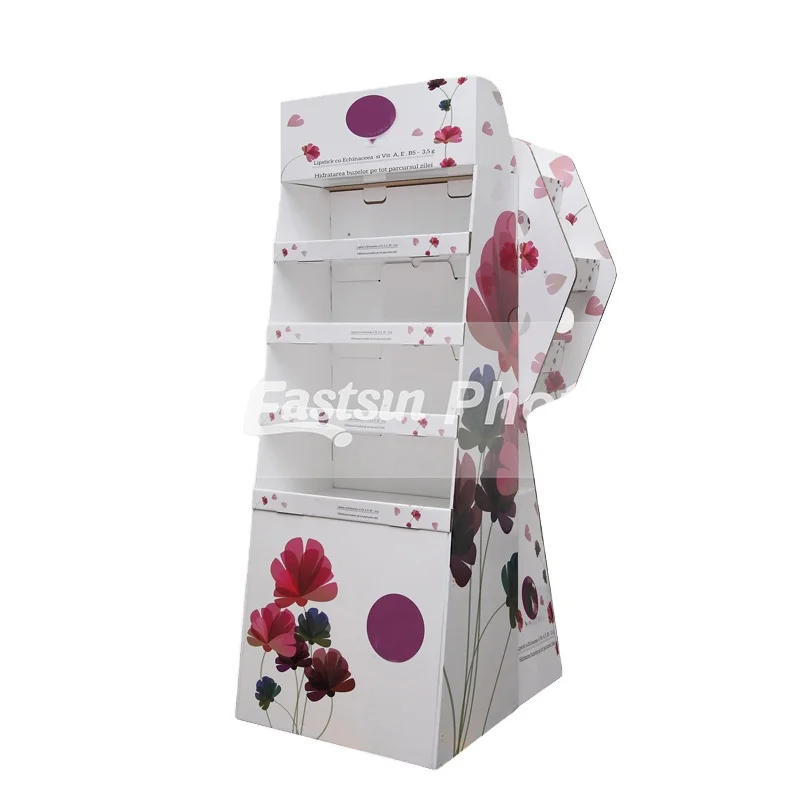 point of purchase display design  Colour windmill paper display frame Corrugated display rack