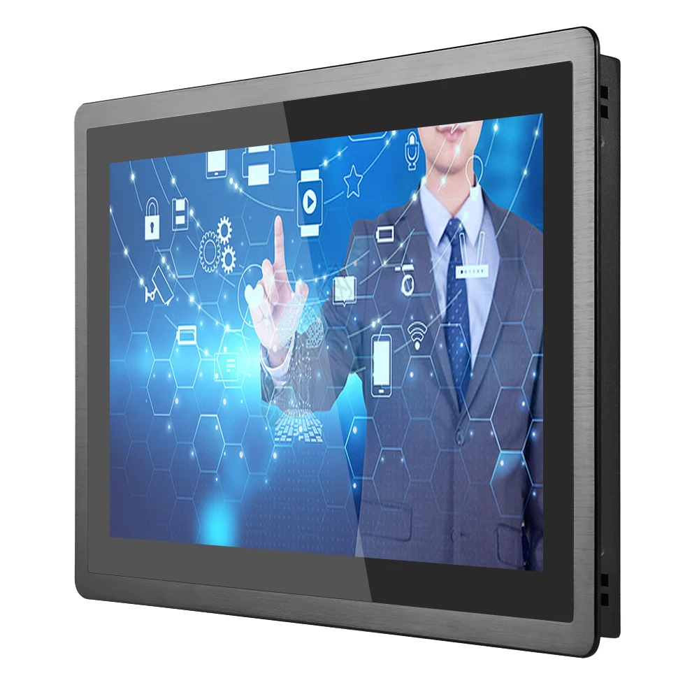 Bestview 21.5 inch embed vesa with bezel 3mm touch screen panel kiosk monitor lcd screen display industry monitor