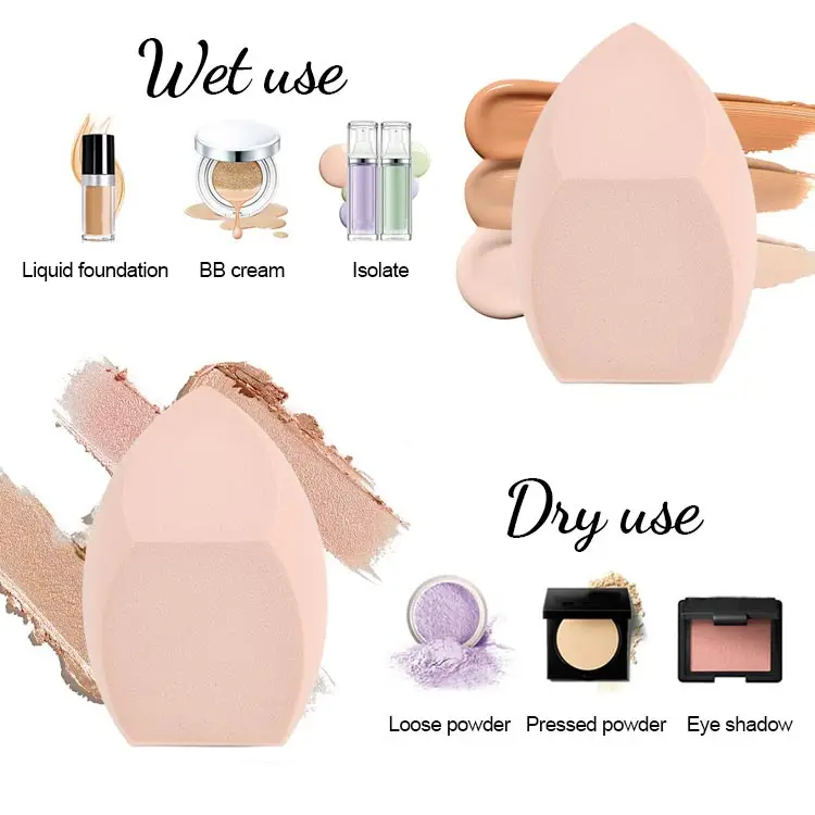 Hot Sales Jumbo Super Extra Large Beauty Egg Face Foundation Blending Puff 3.15 Inch Latex Free Make Up Sponge Makeup Blender