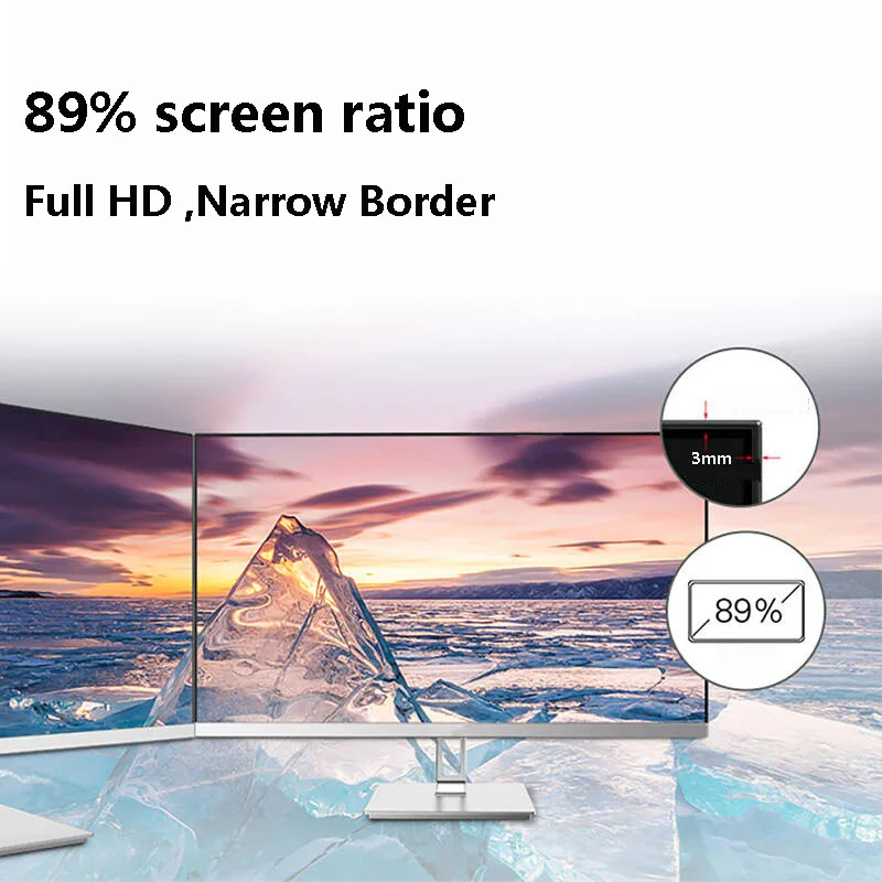 Factory Cheap All in One PC 21.5inch Monoblock Gaming AIO PC Office Meeting Desktop I7 I3 All In One Computer