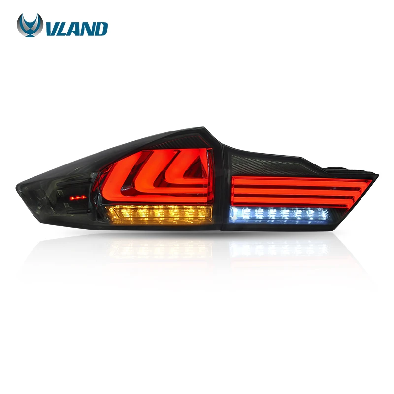 VLAND Wholesale  2014-up LED Tail lights Sequential Turn light Car Parts Accessories Tail Lamps Auto For Honda city Vti/Grace