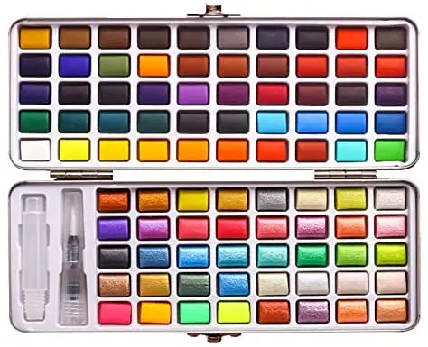 Прямые поставки, 90 цветов, однотонные акварельные наборы краски для студийной живописи