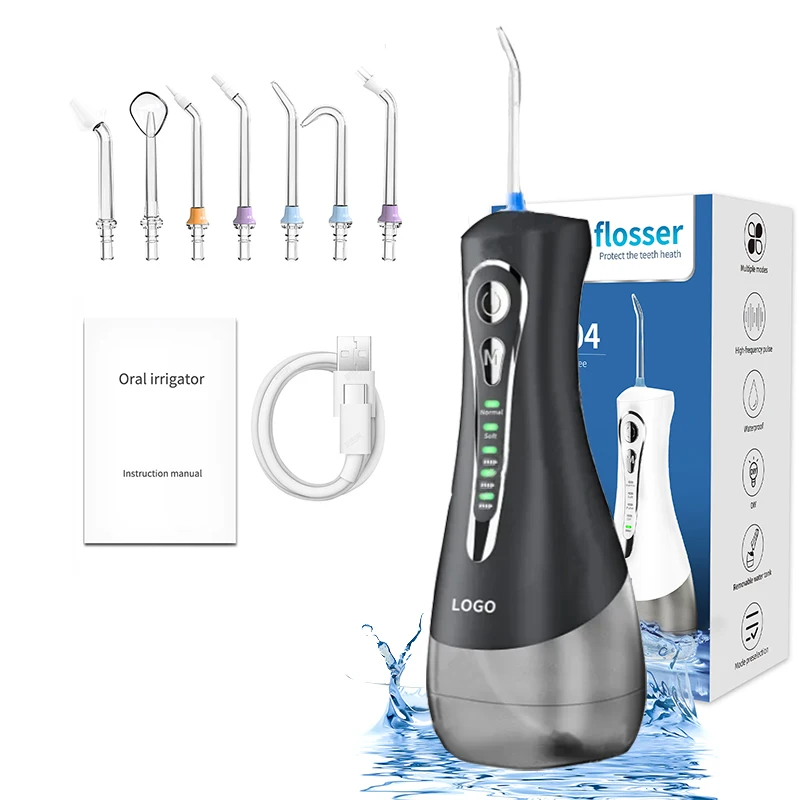 Water Flosser wireless IPX7 Waterproof Powerful Large Tank Teeth cleaning portable Ultrasonic Dental Electric Oral Irrigator