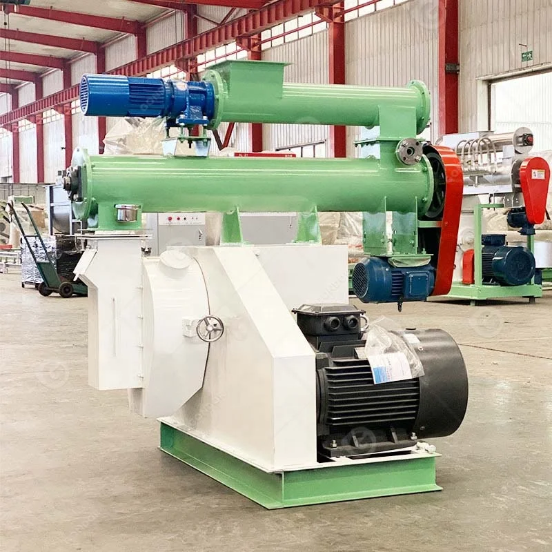 Ring Mold Granulator 1mm Sheep Pig Feed Processing Pellet Production Maker Machine for Make Grass Feed