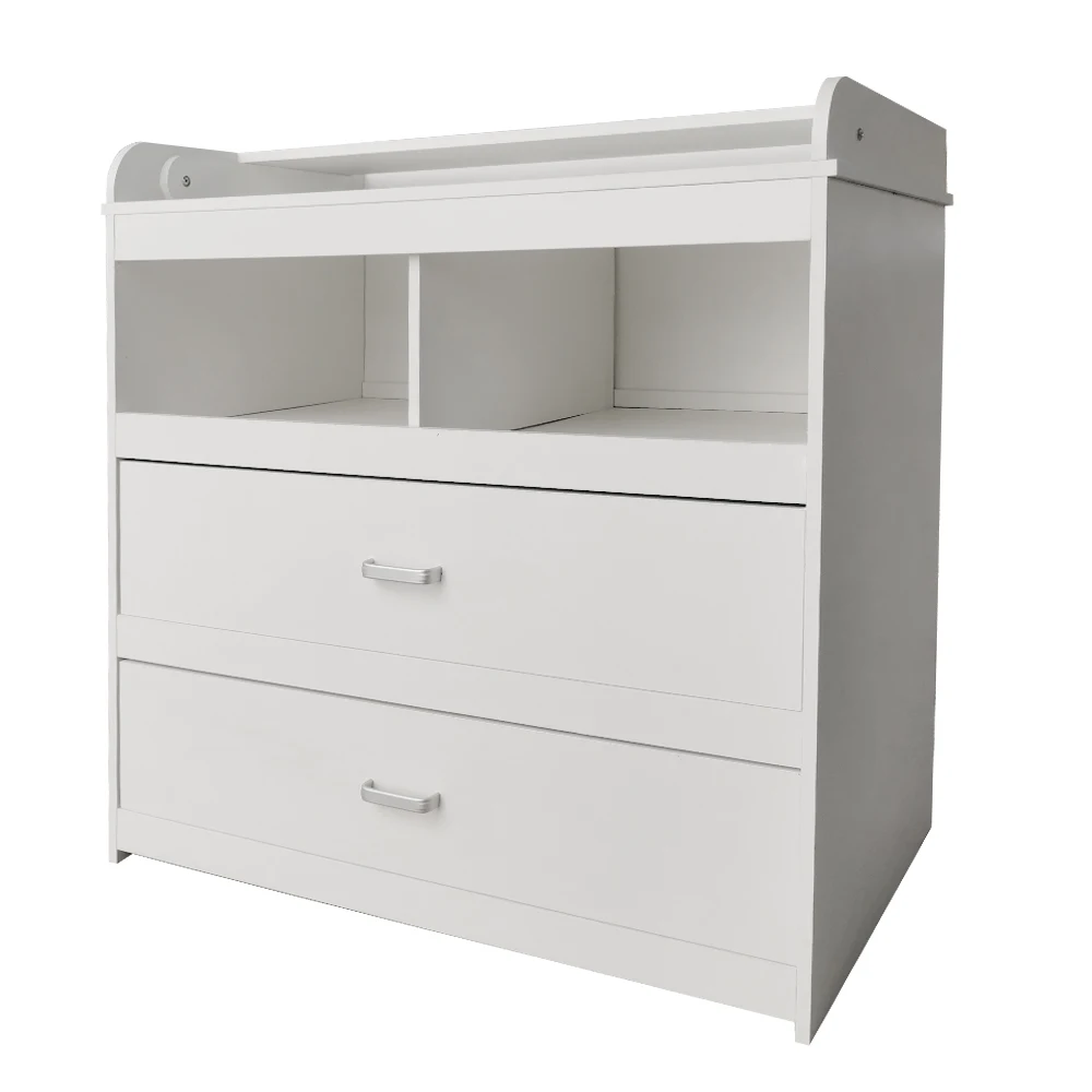 Высококачественный детский Пеленальный стол ZJH, деревянный детский шкаф для хранения с выдвижным ящиком большой вместимости