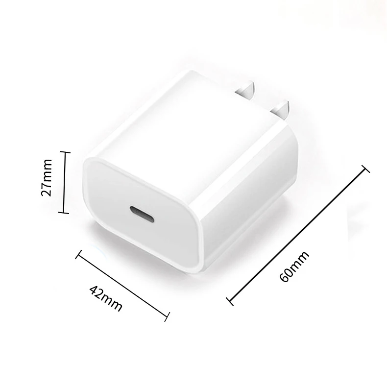 
new innovative product 2020 EU/US Plug 18 W PD Wall Charger Type C Home Charger for Mobile Phone 