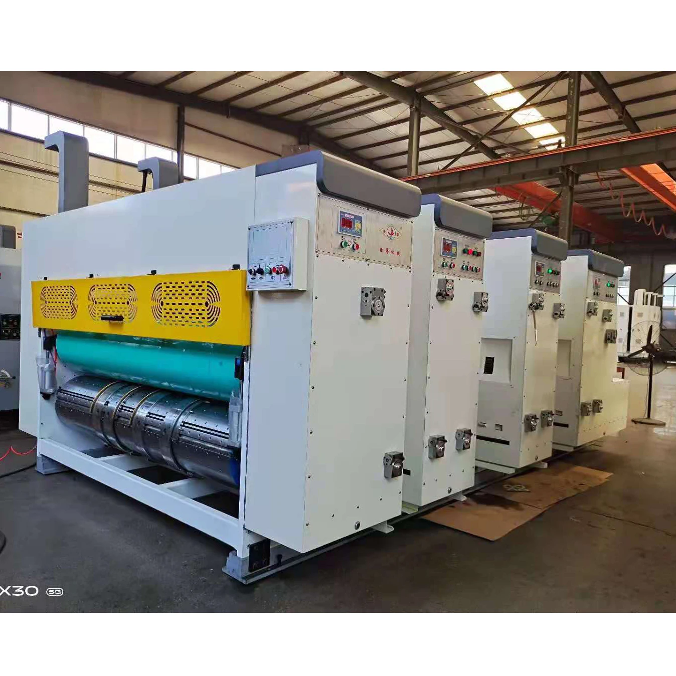 Box packaging machine carton making Automatic corrugated carton box maker printer slotter die-cutter machine