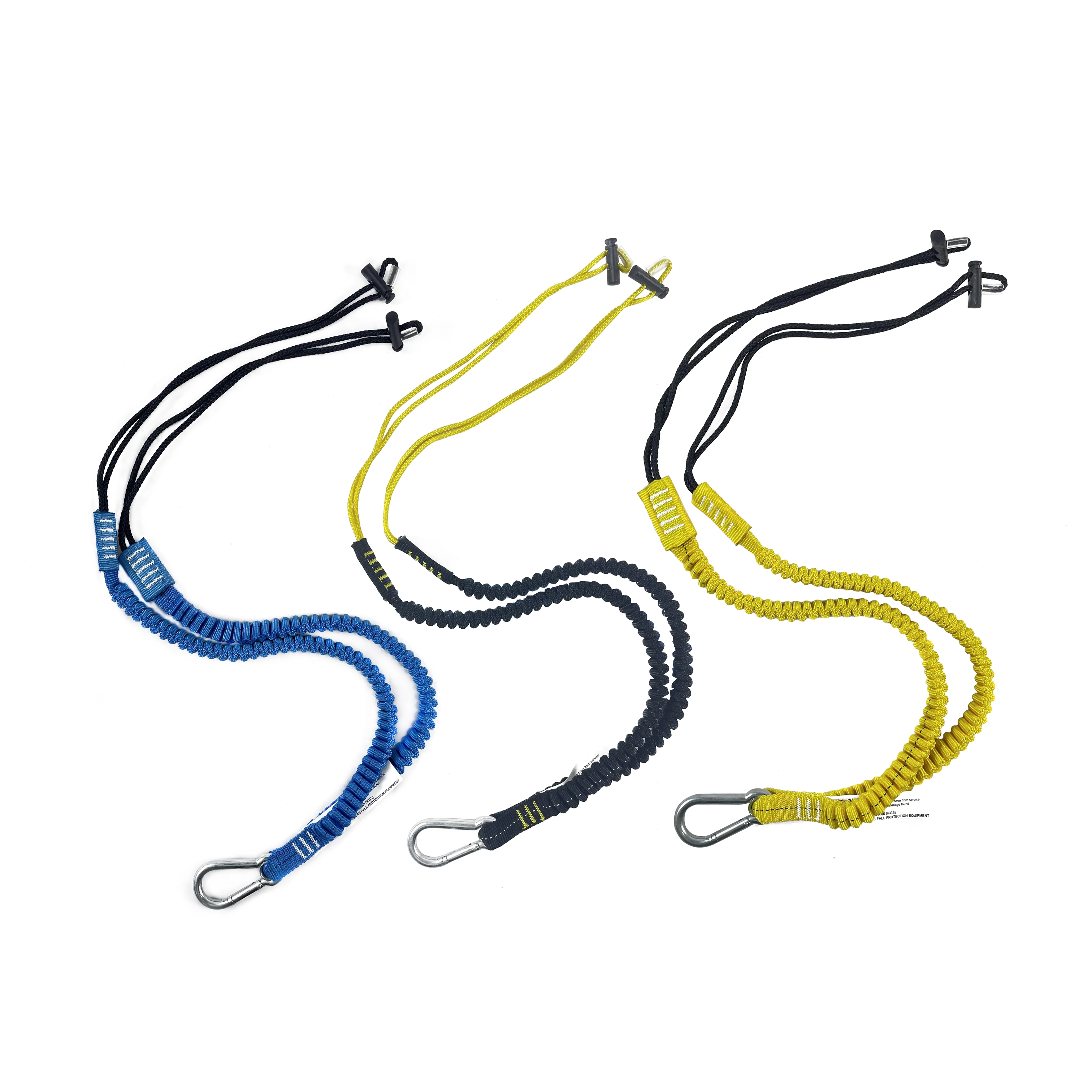 Шнур для инструмента с одним карабином из нержавеющей стали и эластичным шнурком с регулируемым концом