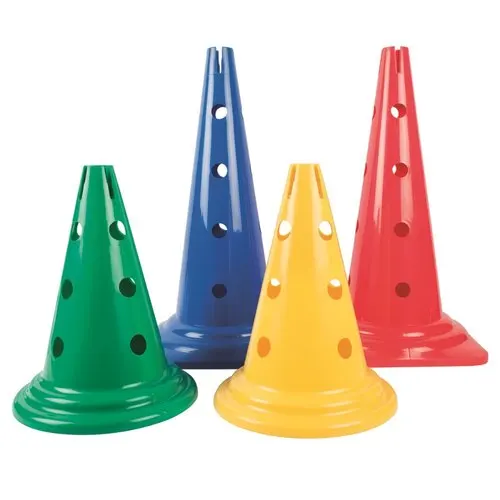 
Flexible Plastic cones Plastic Assorted Colors Combi Marker Cone 