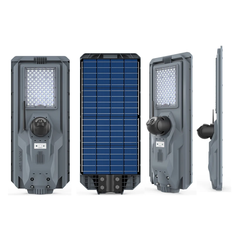 Outdoor All-in-One 4G Security Camera with LED Light Waterproof IP66 CE ROHS Certified Solar Street Lights Road Application