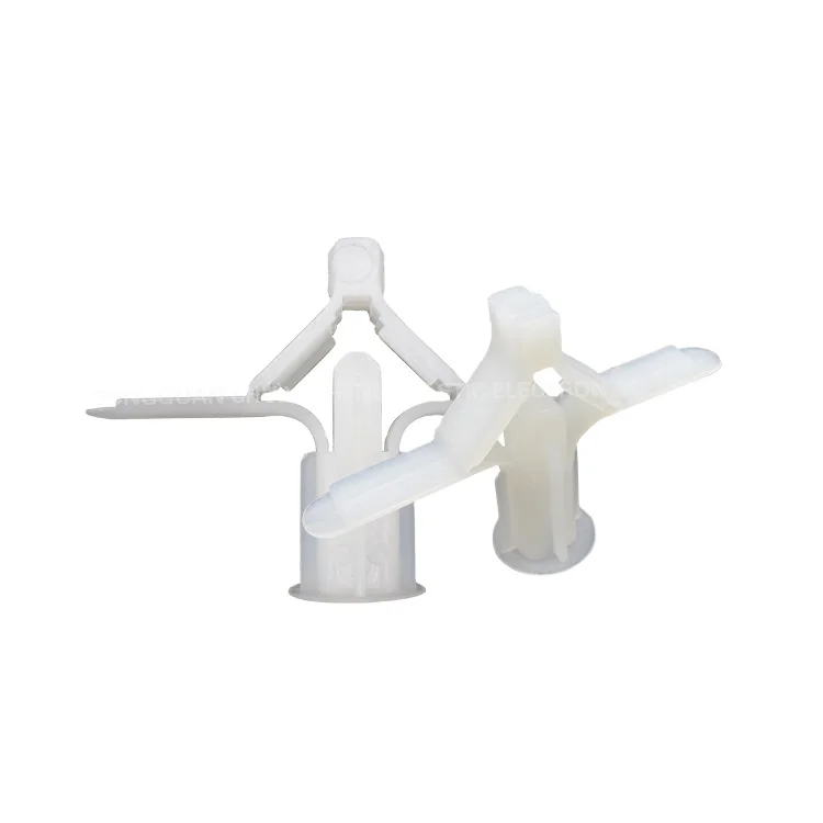 butterfly plastic toggle anchor plastic drywall anchors screws gypsum board butterfly anchor