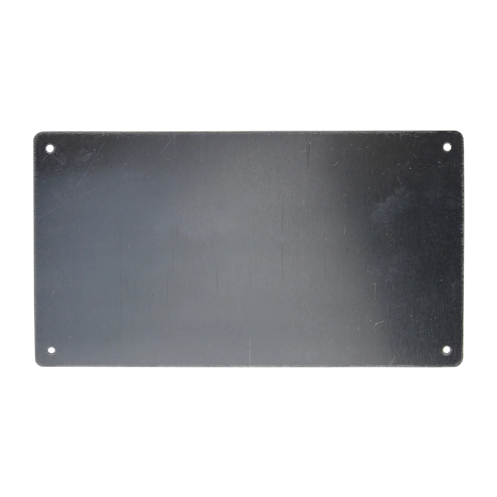 Manufacturer Produces Metal Signs Custom Wall Desktop Machine Nameplates Danger Warning name plate metal with qr code