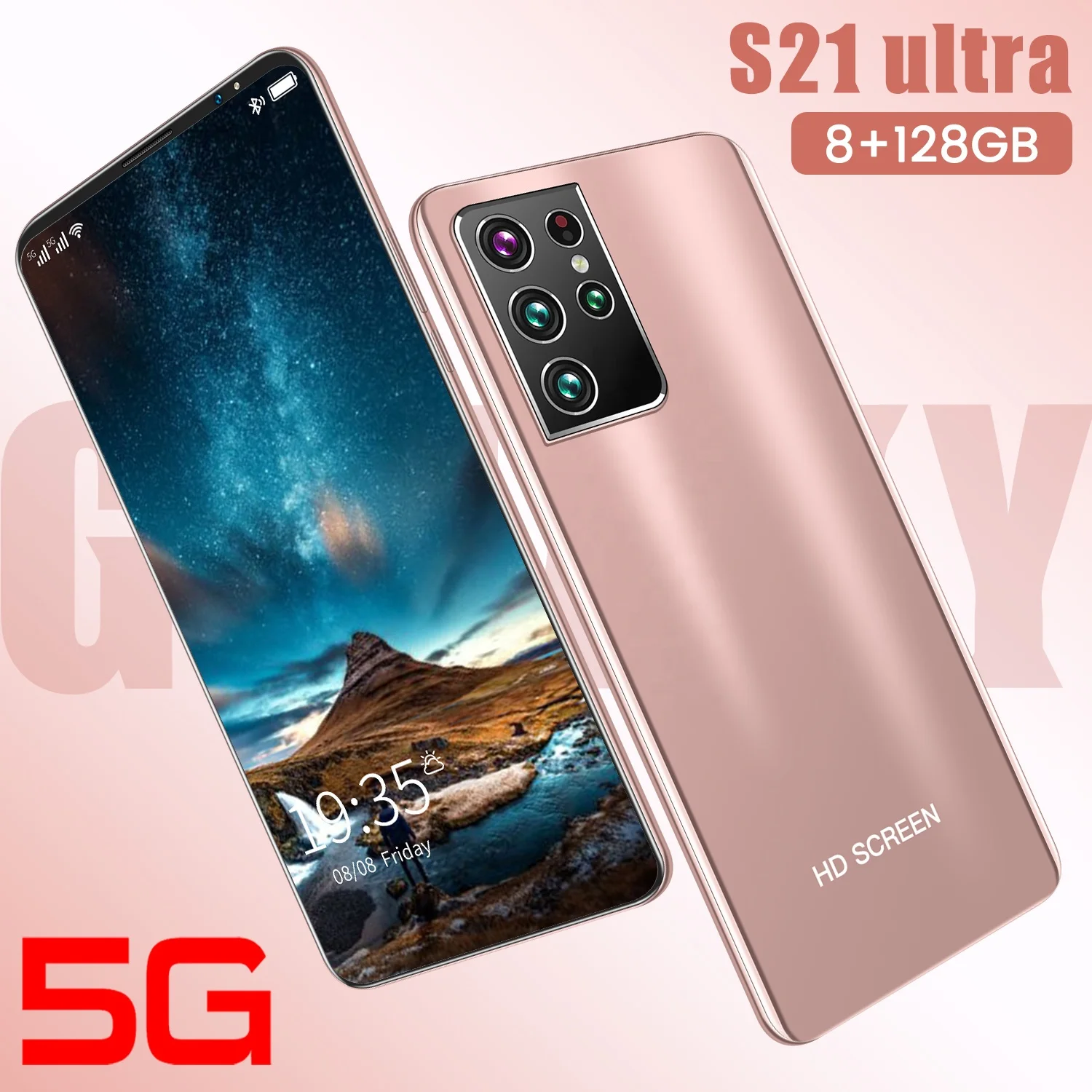 Смартфон S21 ultra 5 дюйма 10 0 8 + 128 ГБ 4800 мА ·