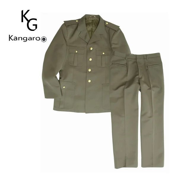 Custom US olive green style officer ceremony uniform dress suits