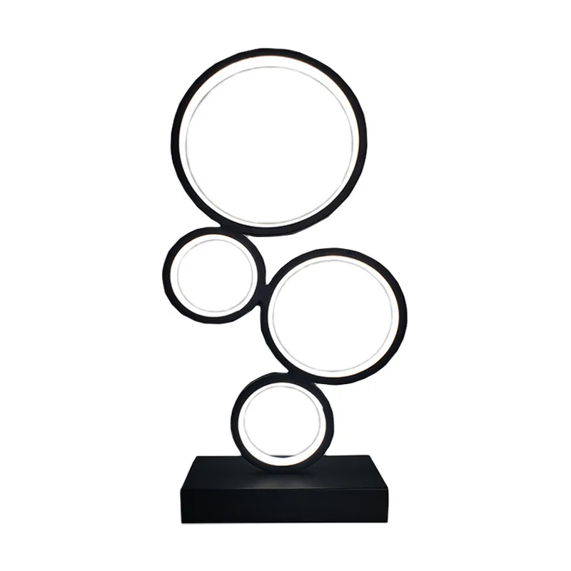 New home simple post-modern personality LED desk eye protection reading smart remote control dimming model room table lamp