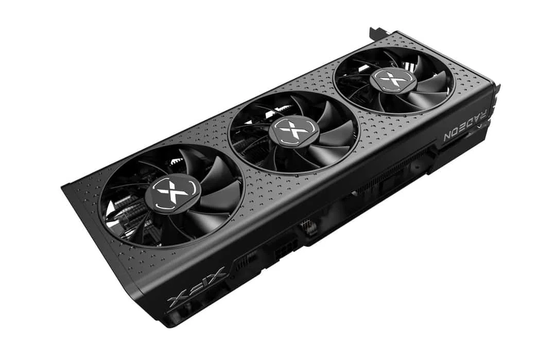 XFX Speedster Q ICK 308 AMD GPU Radeon RX 6600 XT черная игровая видеокарта с 8 Гб