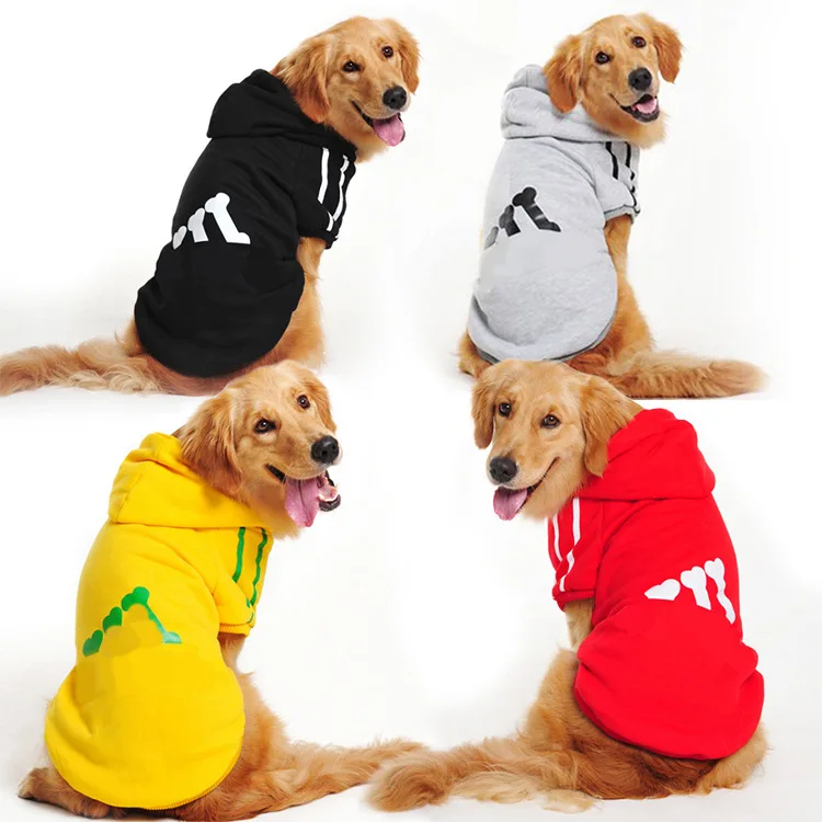 Dog Hoodie Custom Logo Winter Luxury Dog Clothes Autumn Large Dogs Coat Jacket pet clothes