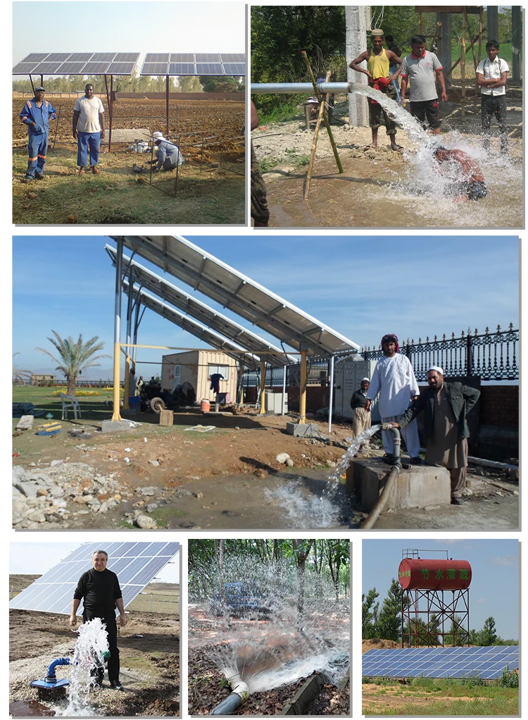 New DC and AC Solar 5hp Water Pump for agriculture