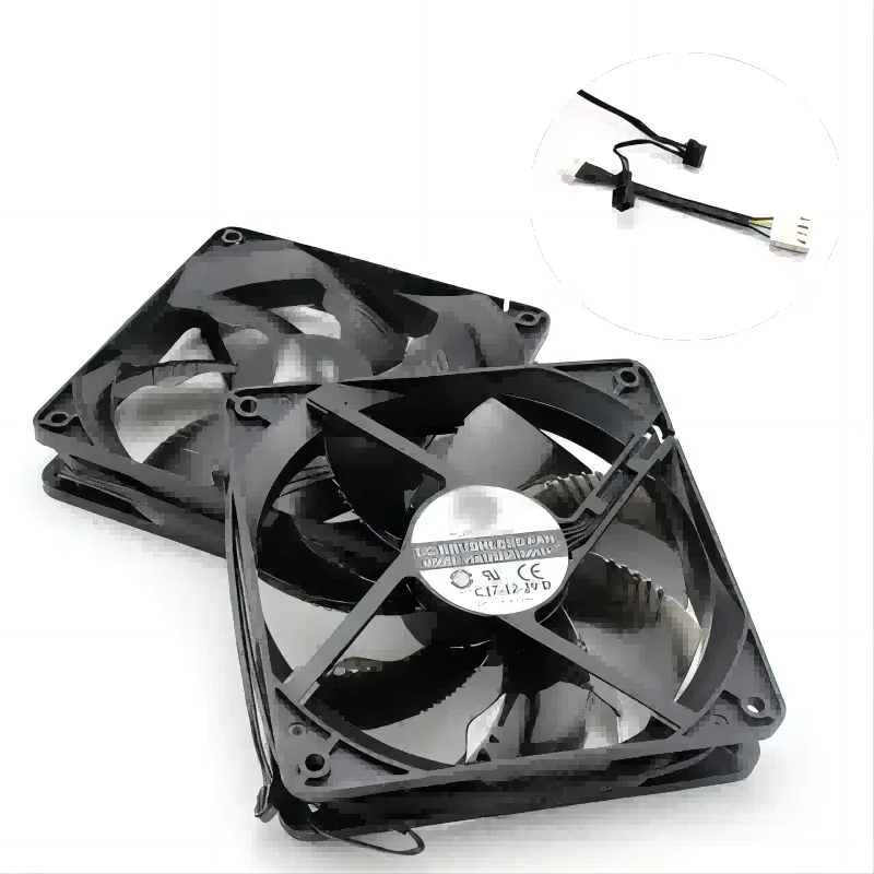 PLA12025B12HH-LV GTX 1080 ti Water Cooling Fan 120x120x25mm cooler fan PLA12025B12HH-LV