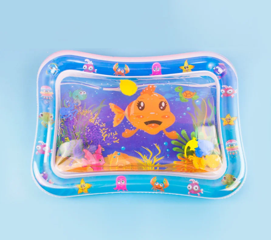 Factory Cheap price eco-friendly Premium Inflatable Baby Water Play Tummy Time Mat