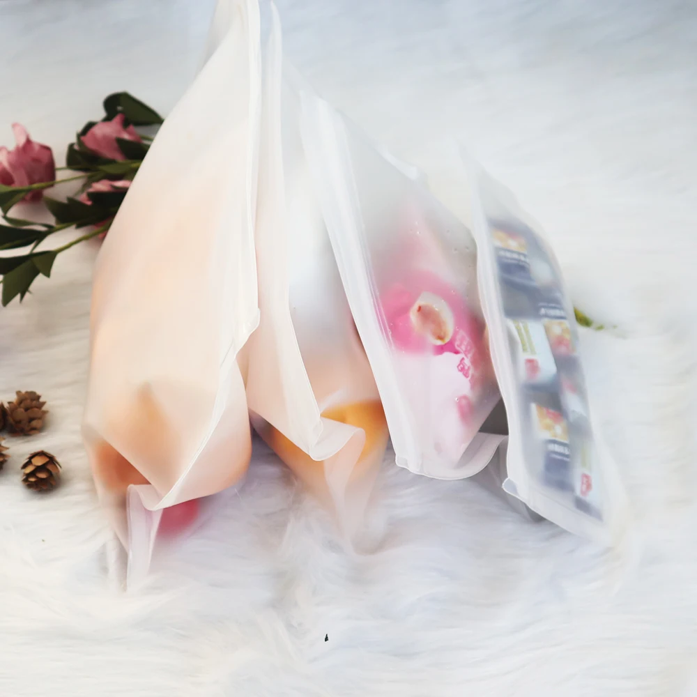 Reusable Silicone Food Storage Bags Airtight Seal Food Preservation Bag/Food Grade/Versatile Silicone bags for Meat, Vegetable