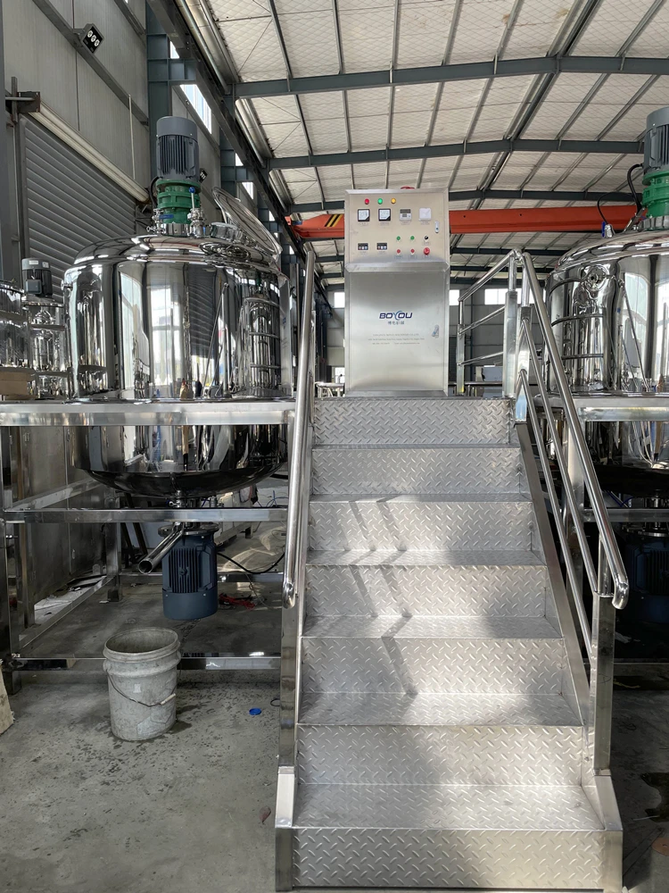 Lab Size Cream Making Homogenizer Cosmetic Cream Machine Laboratory Emulsifying Mixer