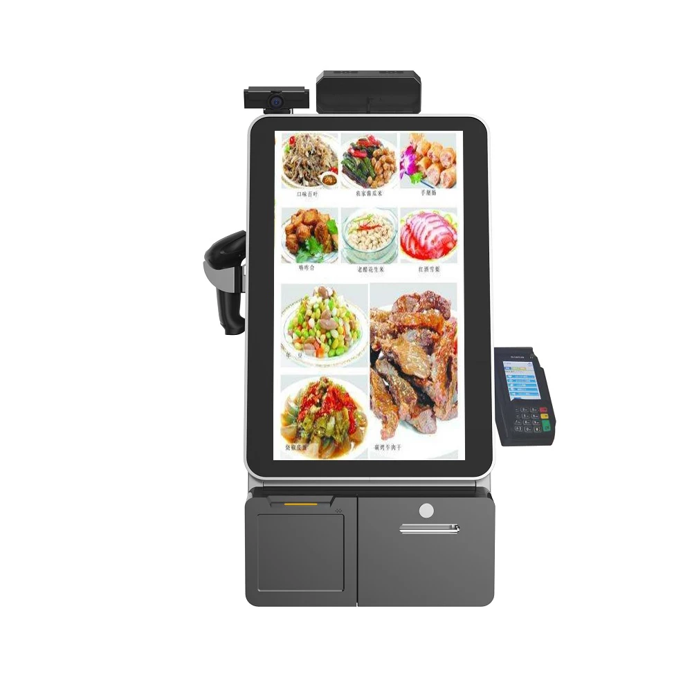 Supermarket Restaurant Self Service Ordering Payment Pos Systems Vending Machines