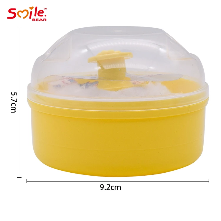 
Portable Soft PP Powder Case Baby Care Face Body Villus Powder Puff Box With Container 