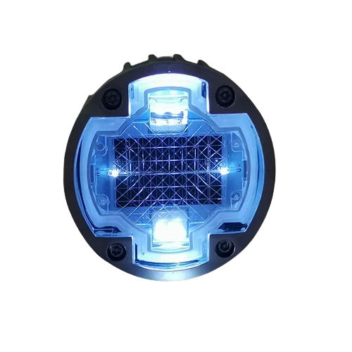 High Quality Round Embedded Durable Aluminum Material Solar Powered Led Flashing Cats Eyes Road Markings For Highway