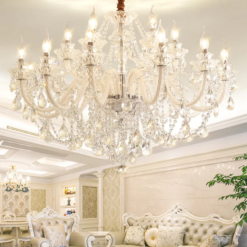 Роскошная прозрачная Люстра 24/18/15 светильников k9 crystal Maria Theresa