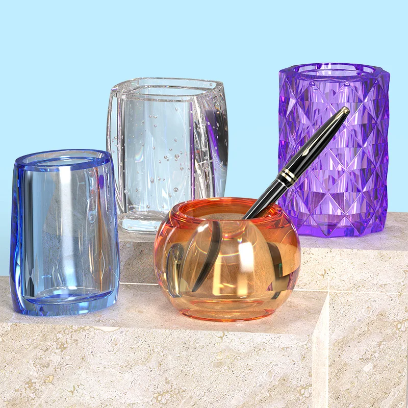 Silicone Mould Supplies DIY Pen Holder Flower Pot Storage Box Epoxy Resin Silicone Mold
