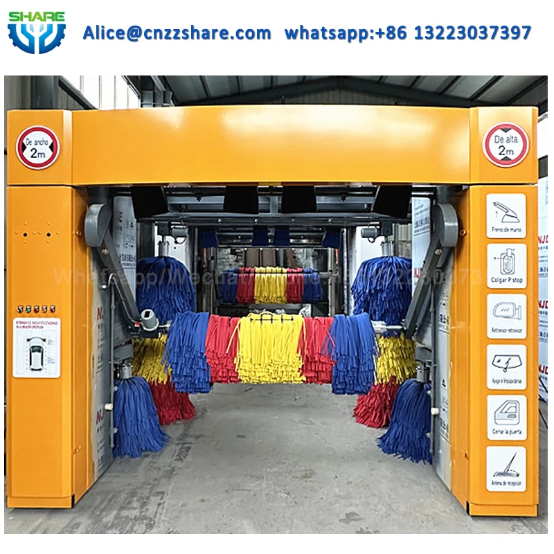 Commercial High Pressure Car Cleaning Washing Machine Automatic Tunnel Car Wash Machine
