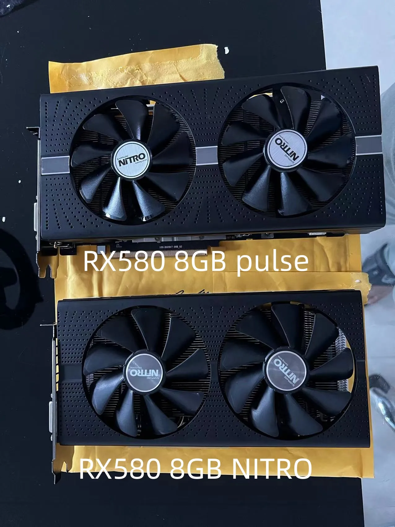 Быстрая доставка AMD RX580 видеокарты абсолютно новый RX 580 8 Гб GDDR5 256Bit графическая карта GPU