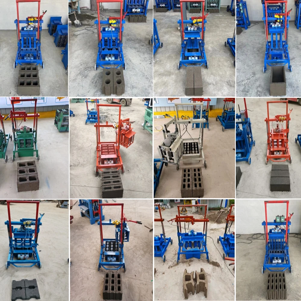 Laying Concrete Block Machine Price Interlocking Manual Cement Brick Making Machinery