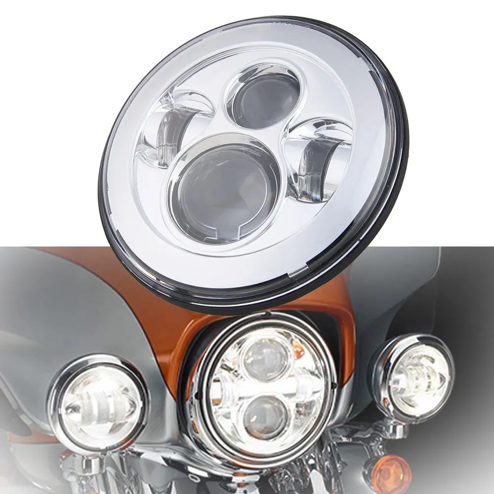 SANYOU 30W 3000LM 12V Dual LED Headlights with Motorcycle Lighting System