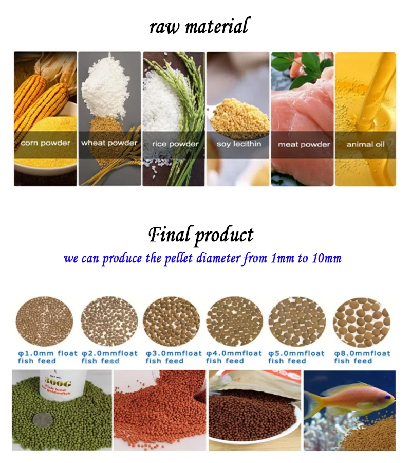 Automatic fish feed machinery Floating Fish Feed  Aquaculture Fish Feed Machine with Best Price