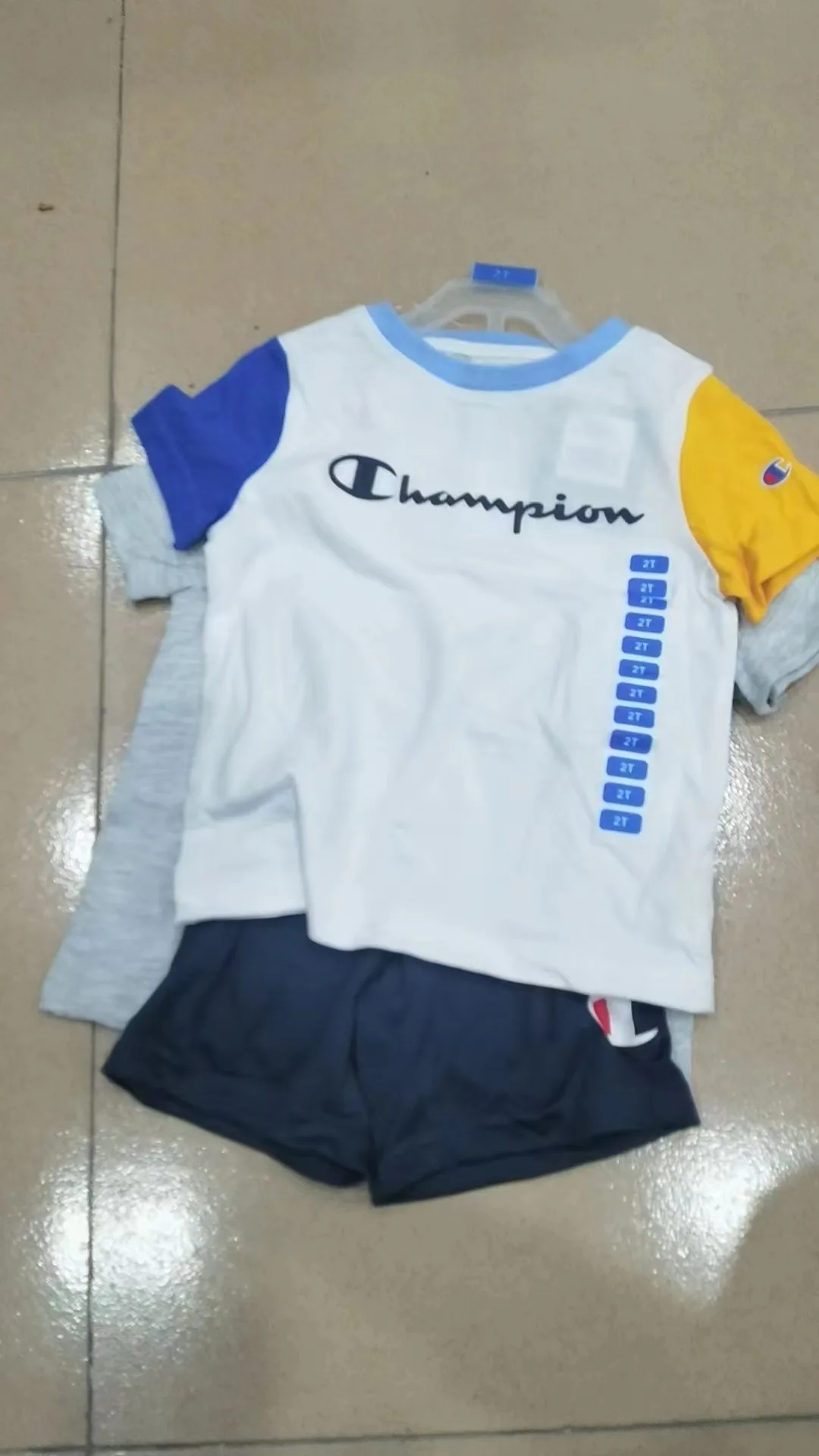 Brand new kids clothes wholesale Apparel stock boys summer clothes shorts Sets