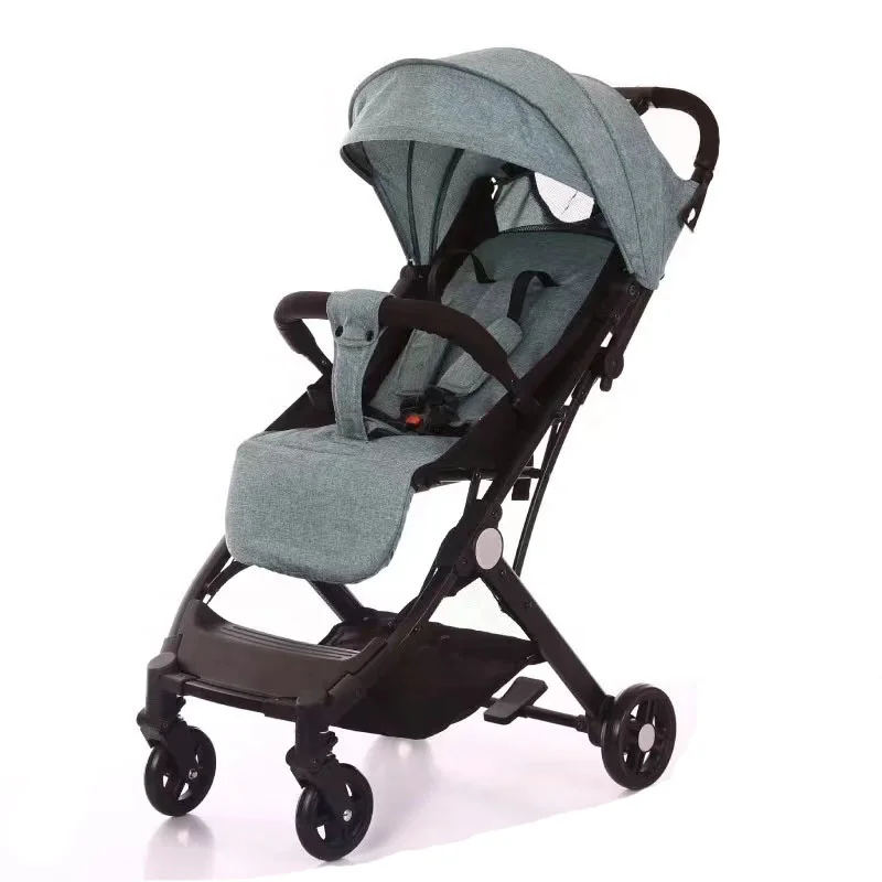 buy China factory price steel frame high view portable baby buggy stroller 360 degree rotation function for 0-4 years old kids