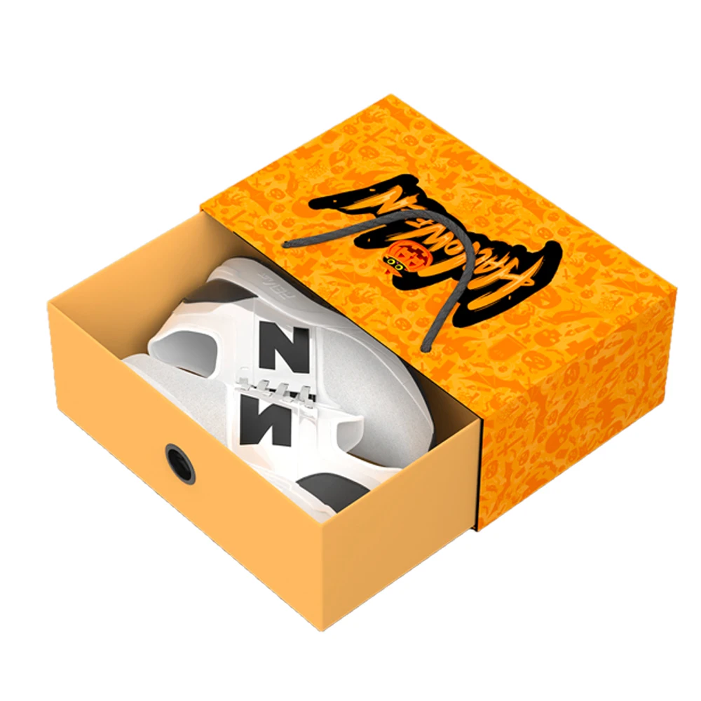 Custom boxes with logo packaging Luxury Clothes Shoes Gift Packaging Paper Box shoe valet box with Handle