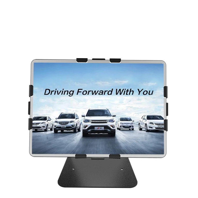 New Metal Tablet Stand Security Mount Aluminum Alloy Desk Tablet Holder Adjustable with Lock Anti Theft for Tablet PC