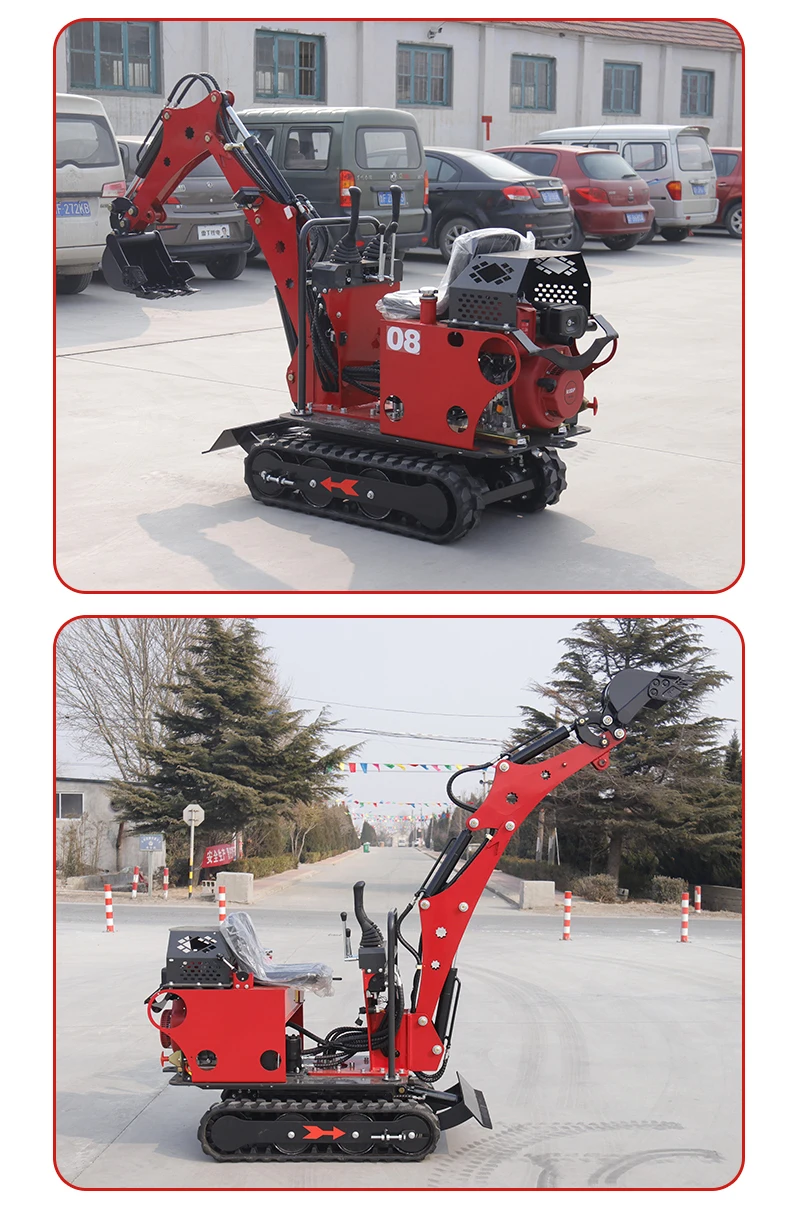 Hydraulic Digging Small Digger 0.6 Ton Garden Machine EPA/EURO Mini Crawler Excavators